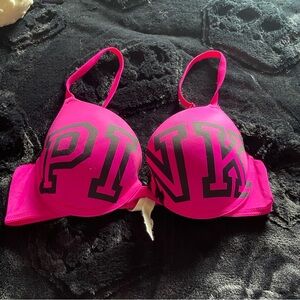 Pink Push-Up Bra